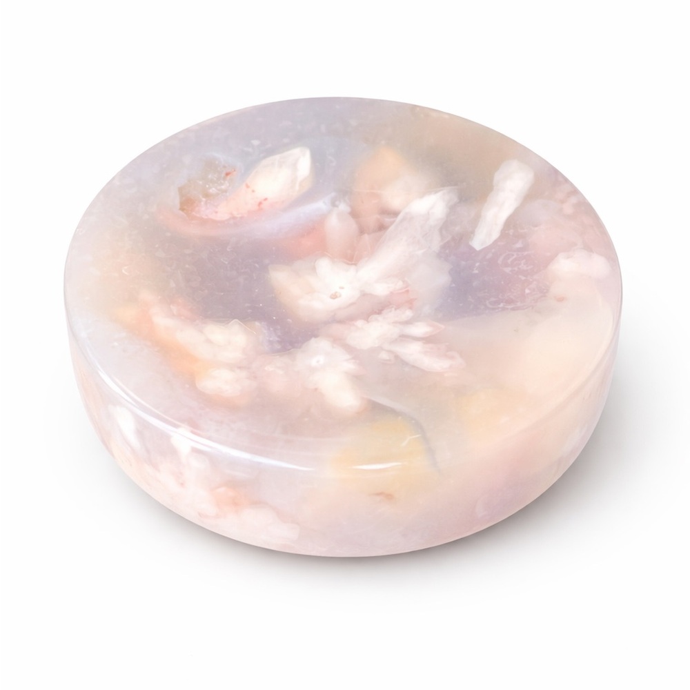 Flower Agate Palm Stone / Mini Bowl